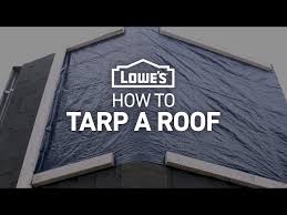how to tarp a roof severe weather
