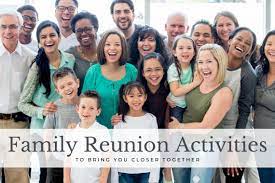 family reunion activities that will