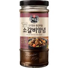 cj beksul galbi marinade for beef ribs korean bbq sauce 290g