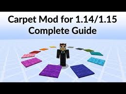 carpet mod for minecraft 1 14 1 15