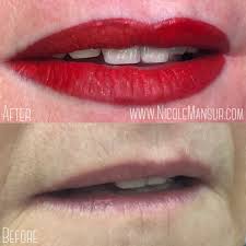 lip blushing lip tinting permanent