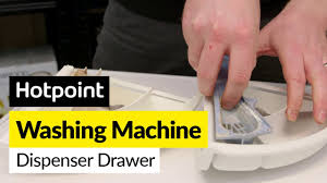 How to Replace the Dispenser Drawer on a Hotpoint Washing Machine - YouTube