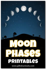 Phases Of The Moon Printables Gift Of Curiosity