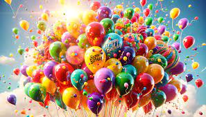 happy birthday balloon celebration
