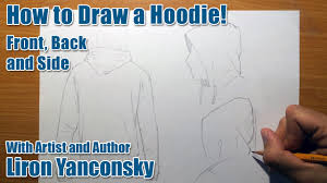 Drawing anime hoodies see more about drawing anime hoodies drawing anime hoodies. How To Draw A Hoodie Back And Side View Youtube