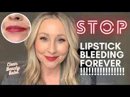 how to stop lipstick bleeding forever