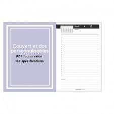 2020 Weekly Planner In French And Personalization 8 5x11 140 Pages
