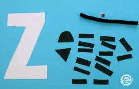 letter z craft z is for zebra