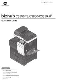 About 13% of these are copiers, 7% are toner cartridges, and 4% are other a wide variety of konica minolta bizhub 36 options are available to you, such as status, cartridge's status, and year. Konica Minolta Bizhub C3350 Quick Start Manual Pdf Download Manualslib