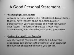 Unique Short Personal Statement Examples http   www    