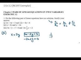 following pair of linear equations