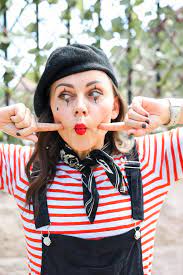 easy diy mime costume tutorial