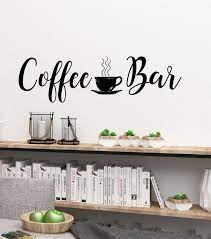 Coffee Bar Decal Coffee Bar Wall Decal