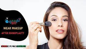 wear makeup after rhinoplasty iran