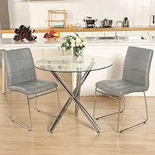 wisoice modern round dining table