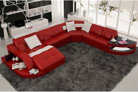 top grian leather sectional