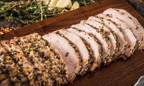 The mustard sauce provides a touch of tanginess along with a slight measure of heat that really plays nicely with the taste buds. Roasted Pork Tenderloin With Garlic Herbs Recipe Traeger Grills