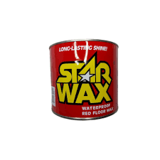 900grams starwax red floor wax maxinum