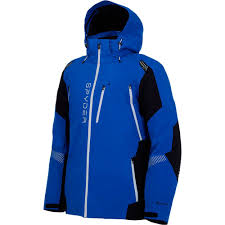 spyder leader goretex jacket blue snowinn
