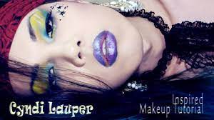 cyndi lauper inspired new wave makeup