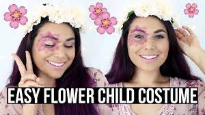 flower child halloween makeup