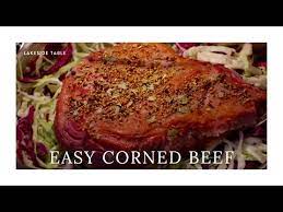 oven baked corned beef recipe st