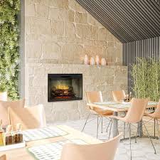 Electric Firebox Concrete Interiors