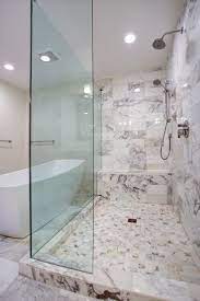stunning doorless walk in shower ideas