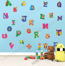Large Alphabet Abc Wall Stickers Kids