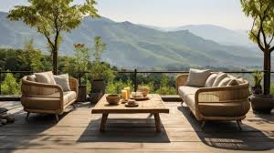 Decorate With Rattan Furniture Outdoors