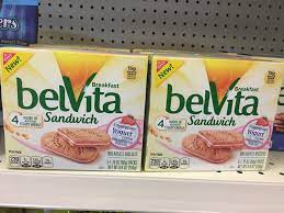 found belvita strawberry yogurt creme