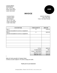 Free Invoice Template Samples For Creating Invoices Jobflex