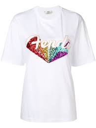 Fendi T Shirt Fendi Rainbow
