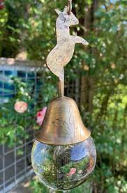 Primitive Donkey Vintage Brass Bell