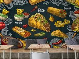 Mexican Restaurant Wallpaper Fast Food