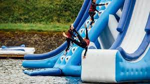 Cromwell restorative youth diversion (cryd). Large Scale Inflatable Water Park Opening In Central Otago Stuff Co Nz