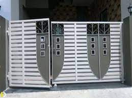 modern mild steel residential sliding gate