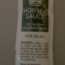 horsey sauce and nutrition facts