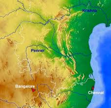 It is the second largest river in peninsular india, rises in the western ghats at an altitude of 1337 m. Penna River Wikipedia