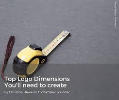 standard logo dimensions list