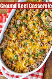 Upgrade baked beans from classic side dish to a meaty main meal by adding lean ground beef. Ground Beef Casserole Easy Keto Recipe Healthy Recipes Blog