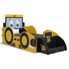 Funky digger & tractor bedding. Jcb Yellow Children S Digger Toddler Bed Frame 70 X 140 Cm