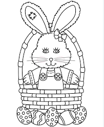 easter bunny coloring pages