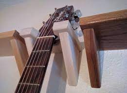 Unfinished Wood Guitar Hanger Wall