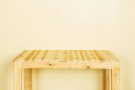 how to clean a sticky wooden table
