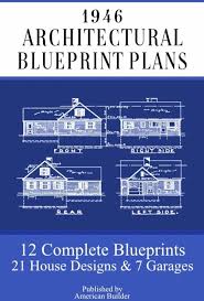 1946 Architectural 12 Blueprint Plans