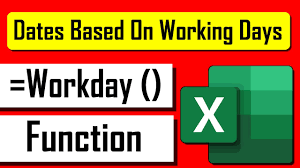 how to use workday function in excel