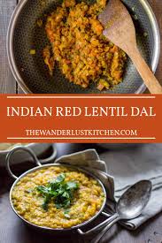 indian red lentil dal recipe the