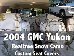 2004 Gmc Yukon Snow Camo Custom Seat