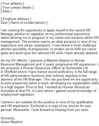 Hr Generalist Cover Letter Example   Icover uk in Human Resource Generalist Cover  Letter